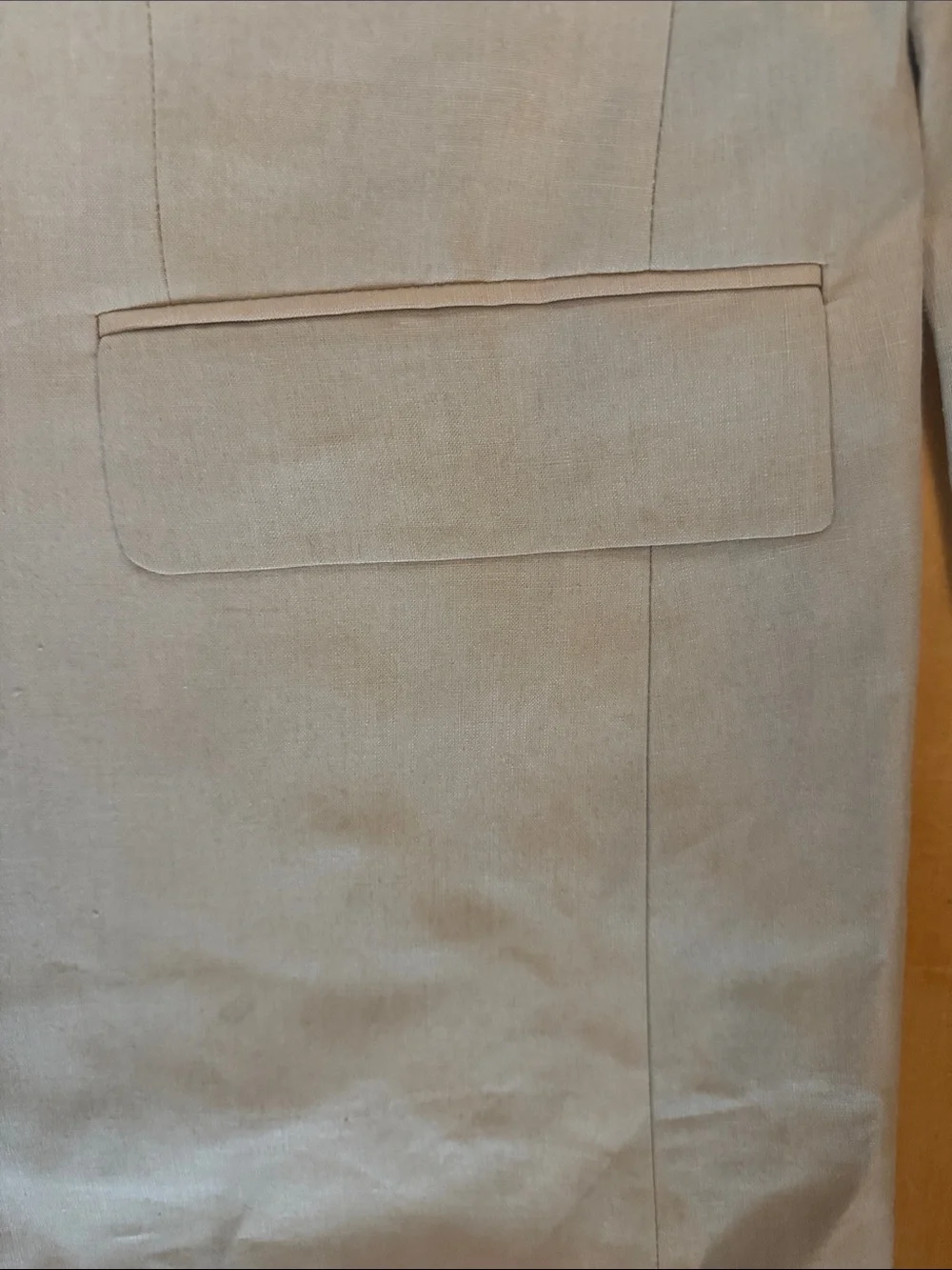 J. Crew Light Cream Two-Button linen Blazer men’s 44R